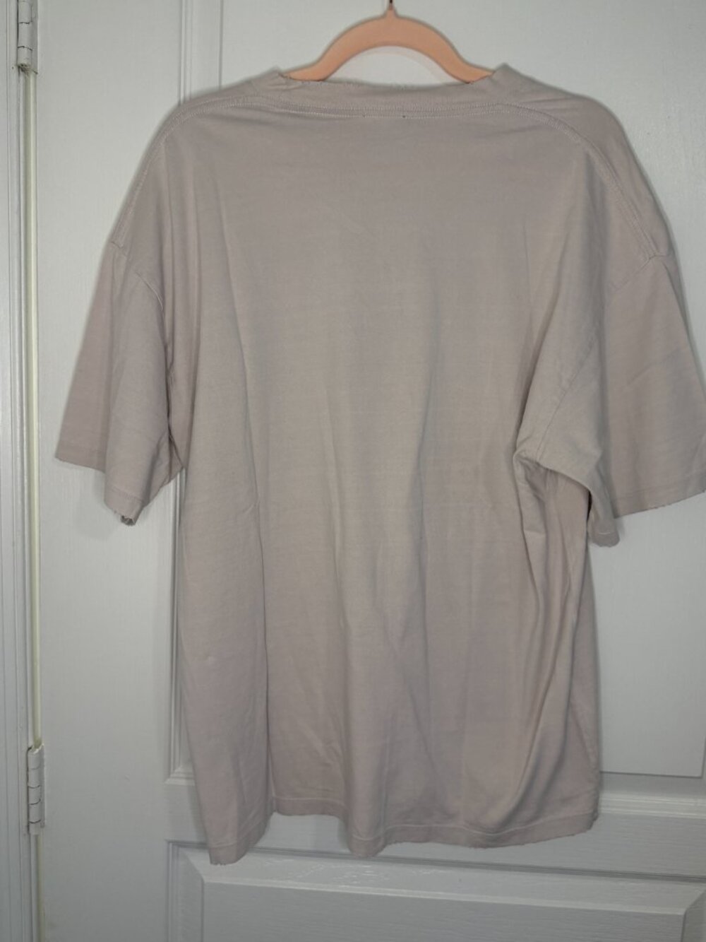 NWT The Kooples Receipt T-Shirt – Sand/White- Men's S/ Women's M- MSRP $195 - Picture 4 of 10